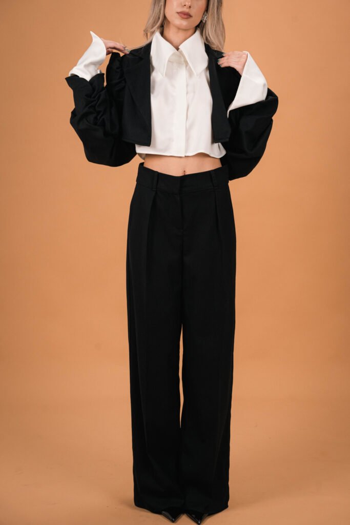 Wool-Blend Pants