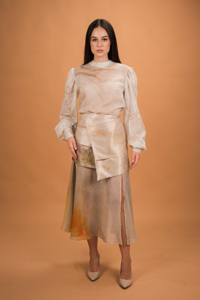 Semi-Sheer Blouse