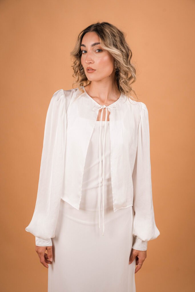 Blouse in Natural Silk