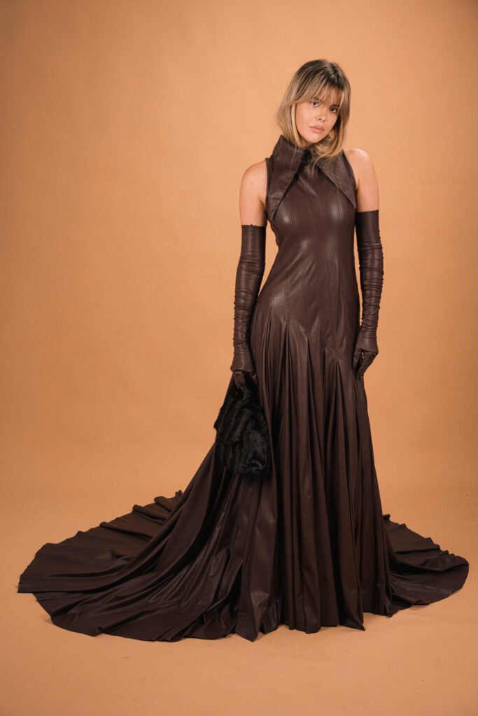 Gown with Dramatic Train